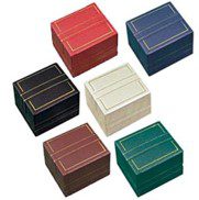 A group of six different colored boxes.